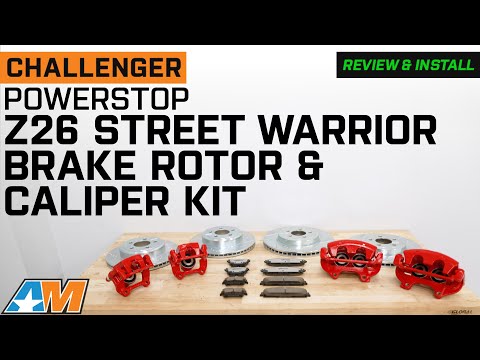 2012-2020 Challenger PowerStop Z26 Street Warrior Brake Rotor Caliper Kit Review & Install