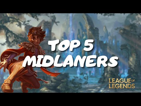 THE BEST 5 MID LANERS | League of Legends patch 12.10