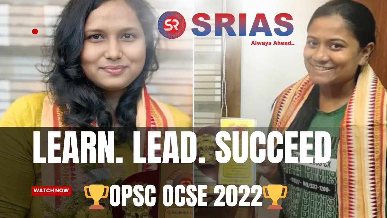Meet the OPSC Toppers 2022 Trained by SRIAS