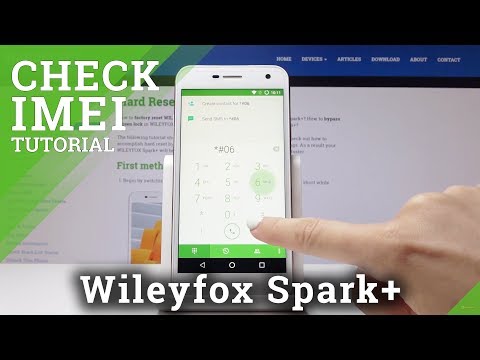 Check IMEI in Wileyfox Spark+  - How to Find Serial Number