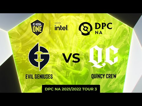 Evil Geniuses vs Quincy Crew | Game 2 | DPC NA Tour 3 - ESL One Summer 2022: Division 1
