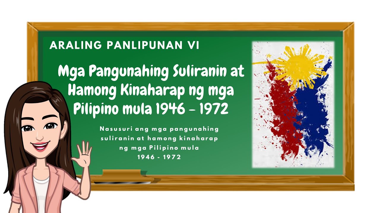 Putar video Araling Panlipunan 6: Mga Pangunahing Suliranin at Hamon na Kinaharap ng mga Pilipino mula 1942-1972 sekarang Araling Panlipunan 6: Mga Pangunahing Suliranin at Hamon na Kinaharap ng mga Pilipino mula 1942-1972