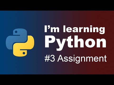 3 Im Learning Python Assignment Statement