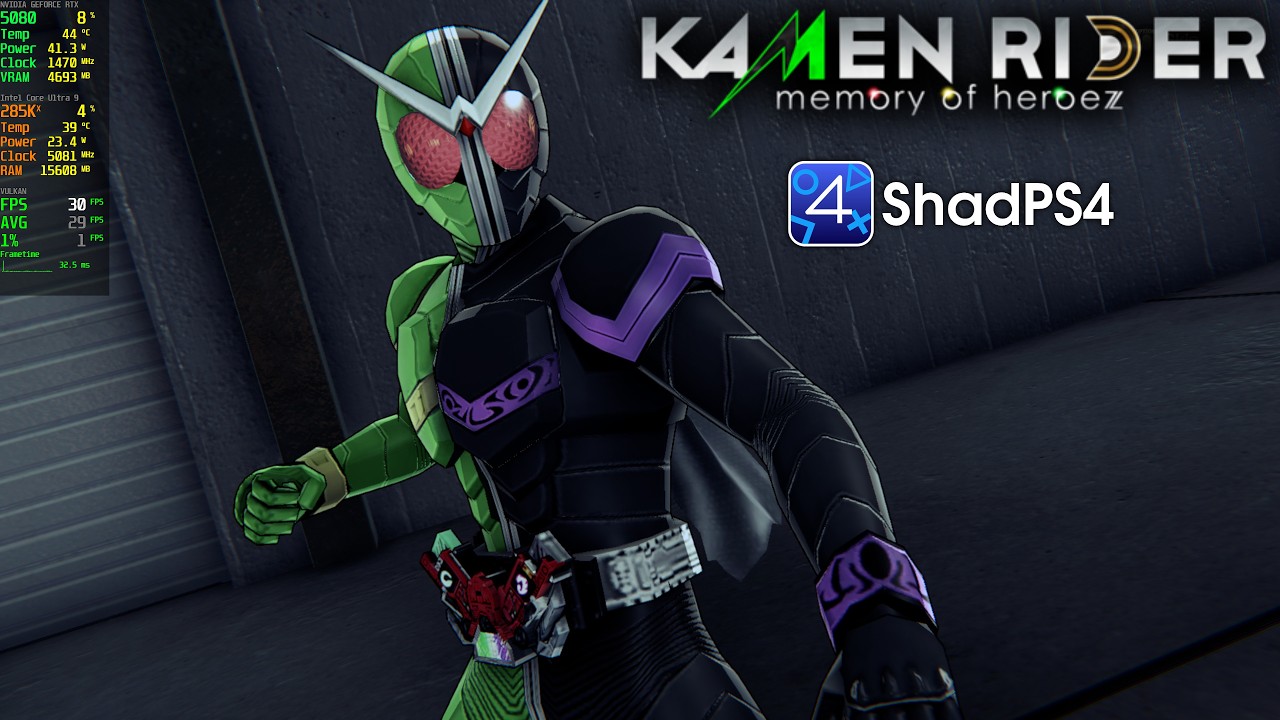 Kamen Rider: Memory of Heroez Gameplay | ShadPS4 0.15.1 WIP PS4 Emulator PC