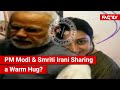 FACT CHECK Viral Image Shows PM Narendra Modi Union Minister Smriti Irani In A Warm Embrace