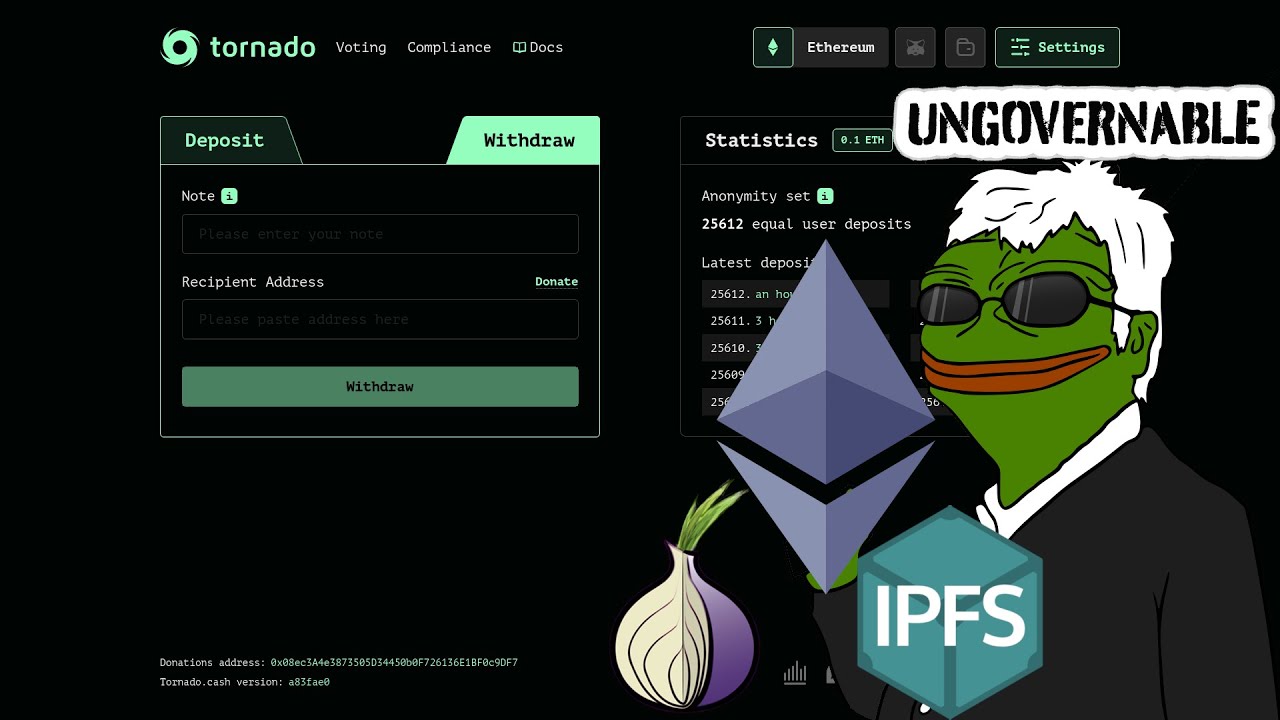 US Sanctions Tornado Cash, But the Blockchain is Ungovernable