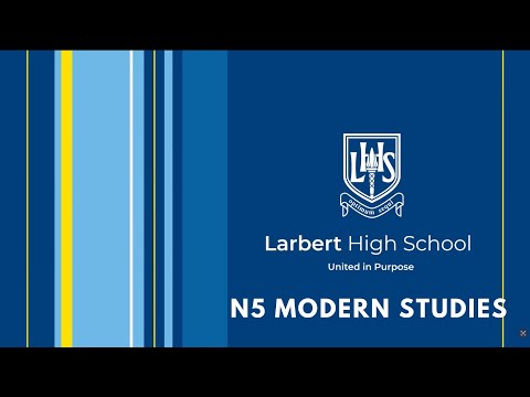 N5 Modern Studies