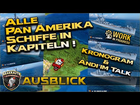 Alle Pan Am Schiffe mit Daten in Kapiteln! - World of Warships [Deutsch]