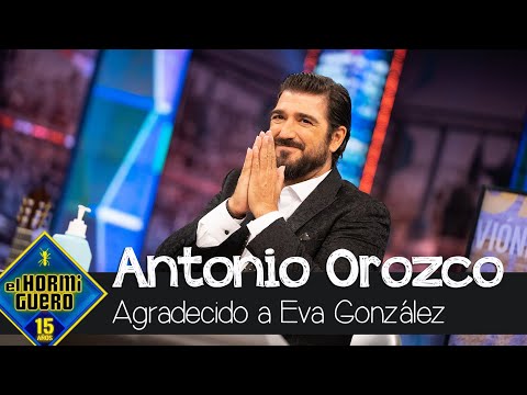 Antonio Orozco agradece a Eva González su participación en el videoclip - El Hormiguero