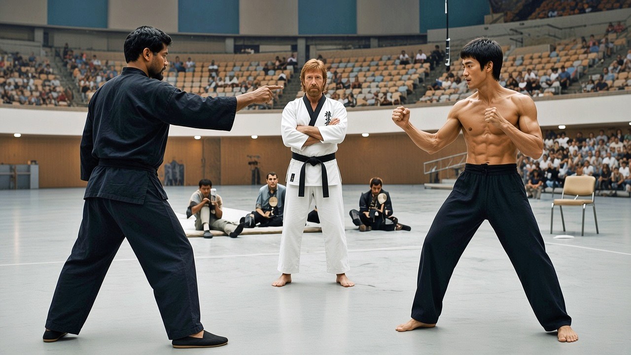 Bruce Lee VS "The Black" Bruce Lee - California 1972【FULL FIGHT】