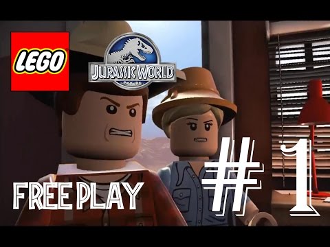 LEGO Jurassic World - Free Play Guide #1 - Prologue (Jurassic Park Part 1)