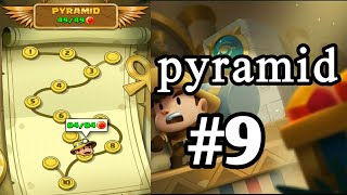 Diamond quest: don't rush!  pyramid level 9