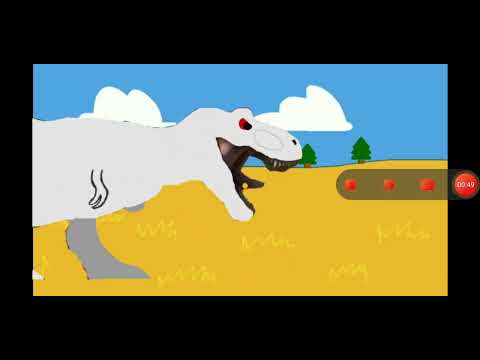 Albino T-Rex Attack part 1
