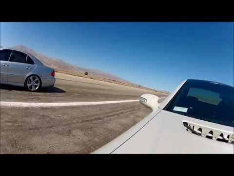 OE Tuning SL55 vs OE Tunning E63 Airstrip side by side runs