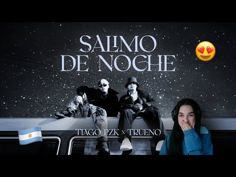 REACCIONO A "SALIMO DE NOCHE" TRUENO FT. TIAGO | Sara Macías