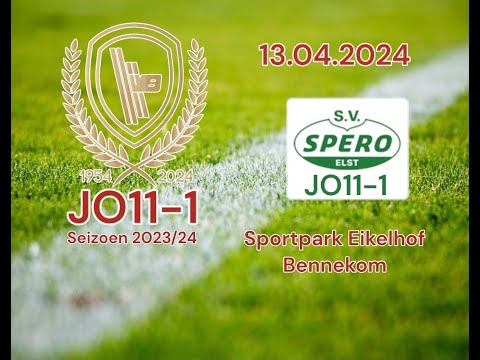 vv Bennekom JO11-1 vs Spero JO11-1 (13.04.2024)