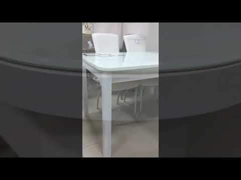 Кухонный стол Мюнхен исп. 1 ноги метал. крашеные №23 Фотопечать (Цветы №48) во Владивостоке - видео 3