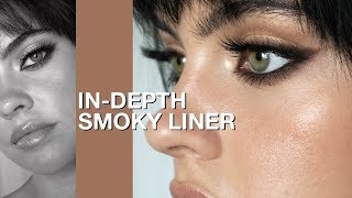 IN-DEPTH SMOKY EYELINER TUTORIAL 🖤| Julia Adams