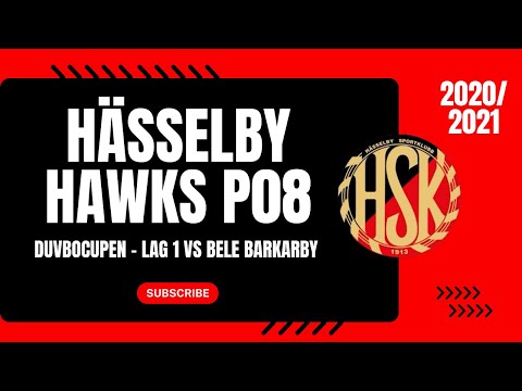 Duvbocupen - Hässelby Hawks P08 lag svart - Bele Barkarby