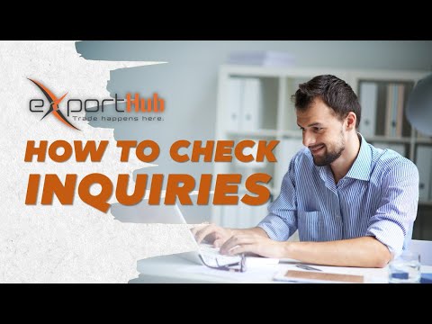 HOW TO CHECK INQUIRIES ON EXPORTHUB - Exporthub