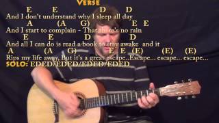 No Rain (Blind Melon) Strum Guitar Cover Lesson with Chords/Lyrics