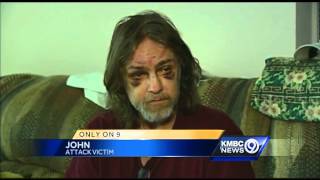 Man forced to play dead to survive brutal assault