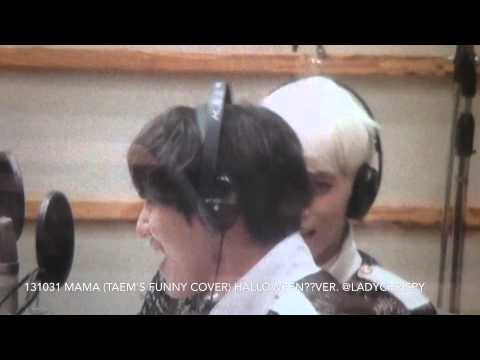 131031 mama taemin's funny cover at sukira