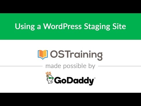 WordPress Beginner Tutorial 37 Using a WordPress Staging Site