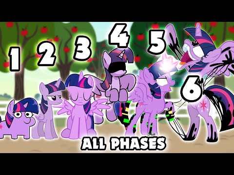 Twilight Sparkle ALL PHASES | Friday Night Funkin' VS Twilight Sparkle (My Little Pony/FNF Mod)