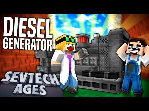 Duncan - Minecraft: SevTech - DIESEL GENERATOR - Age 3 #19