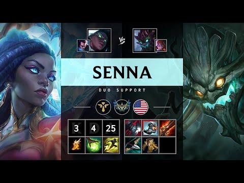 Senna Support vs Maokai - NA Challenger Patch 25.19