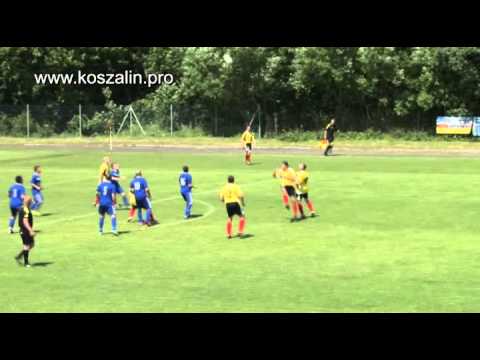 mecz Mechanik Bobolice - Wielim Szczecinek - zachowanie kibiców