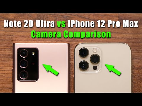Galaxy Note 20 Ultra vs iPhone 12 Pro Max - CAMERA COMPARISON (Video Only)