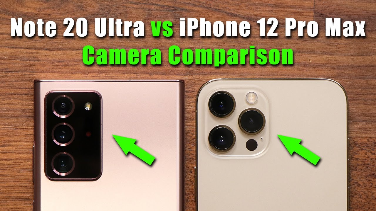 Galaxy Note 20 Ultra vs iPhone 12 Pro Max - CAMERA COMPARISON (Video Only)