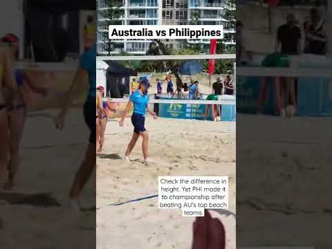 Final Point of the Women's Elite (2022 Australian Championships) PHI's Rondina/Pons vs Laird/Bell