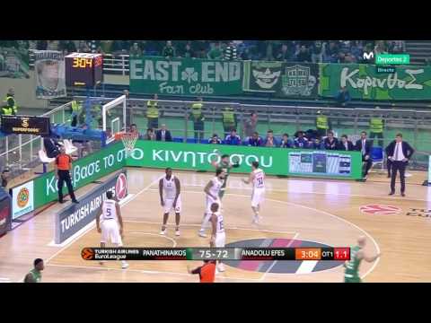 Kenny Gabriel vs Anadolu Efes Istanbul 13.01.2017 (10Pts)