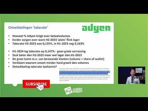 Aandelen Adyen flink hoger door cijfers