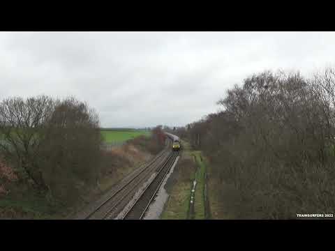 GBRf Class 60 No. 60047 on 6M51 Doncaster Down Decoy - Liverpool Biomass Terminal on 23.01.22 - HD