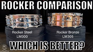 Video thumbnail for Ludwig Rocker Comparison - Rocker Bronze vs Rocker Steel by Nick Costa