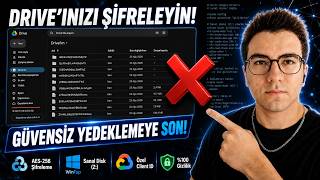 GOOGLE DRIVE'INIZ GÜVENDE DEĞİL! BU YÖNTEMLE VERİLERİNİZİ %100 GÜVENLİ
