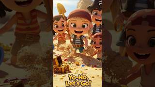 Yo-Ho Treasure Hunt! 🏴‍☠️ Pirate Adventure Kids Song | Fun Treasure Hunt Song for Children