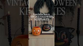 From Dollar Store Candy Buckets to Vintage Halloween Keepsakes #VintageHalloween #HalloweenDIY ￼
