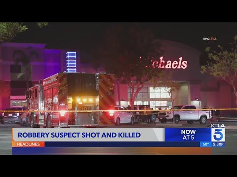 Suspect fatally shot by deputies at San Fernando Valley shopping plaza