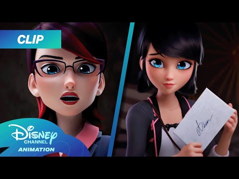 Miraculous Ladybug | Marinette Finds a Letter to Adrien!✉️ | @disneychannelanimation