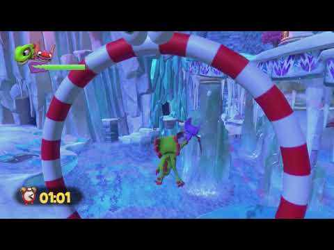 Glitterglaze Glacier, Part 3 (Extended) | Yooka-Laylee 100% Walkthrough "14/21" (No Commentary)