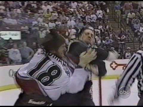 Derian Hatcher vs Adam Deadmarsh May 21, 2000