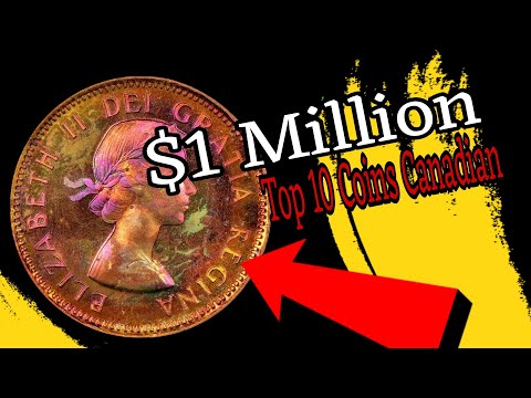 Top 10 Most Valuable coins  Canadian Penny Worth Money