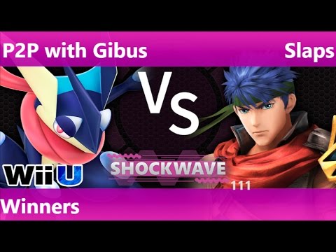 SW 111 - P2P with Gibus (Greninja) vs SWG | Slaps (Ike) Winners - Smash 4
