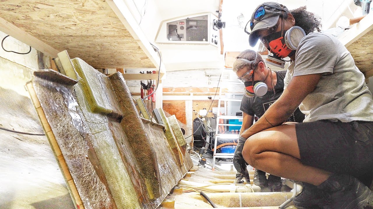 Cutting Open our 50yr old sailboat... again | Step 354