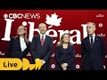 Watch the Liberal leadership candidates' only English-language debate